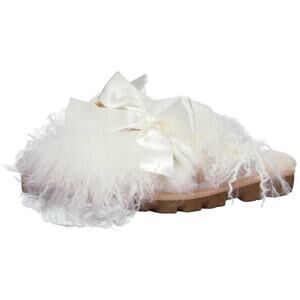 Ugg coquette mongolian fur bow